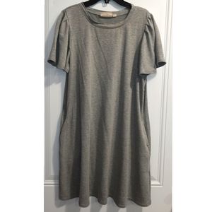 MIND MATTER GRAY DRESS SIZE L